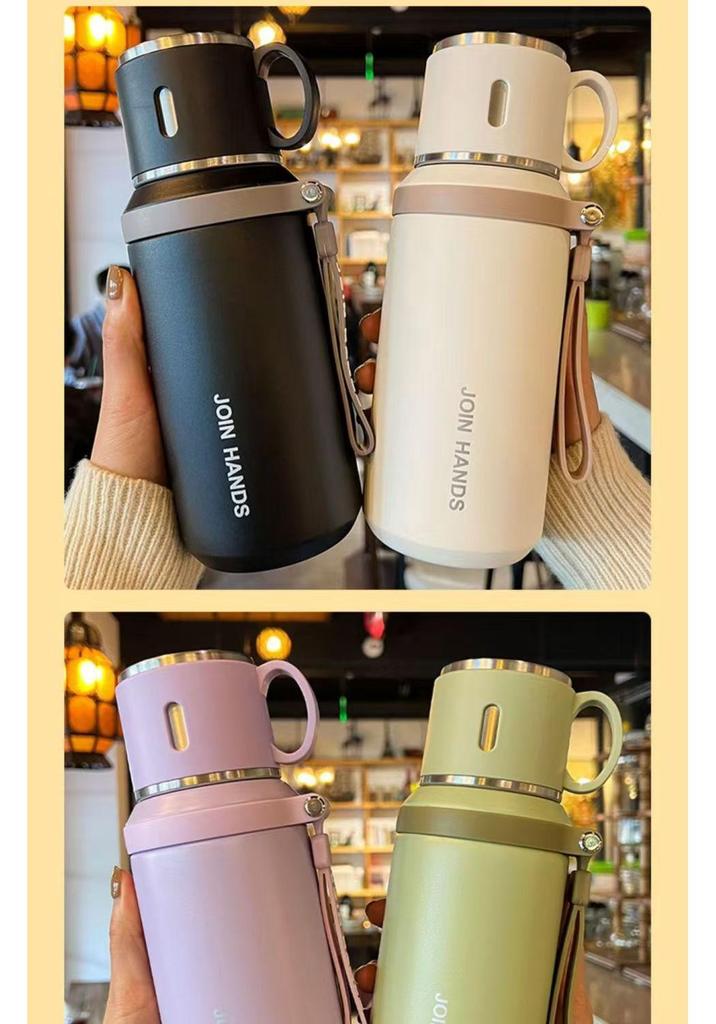 316 Stainless Steel Large Outdoor Thermos Cup for Tea and Water, Portable for Men, Women, and Students