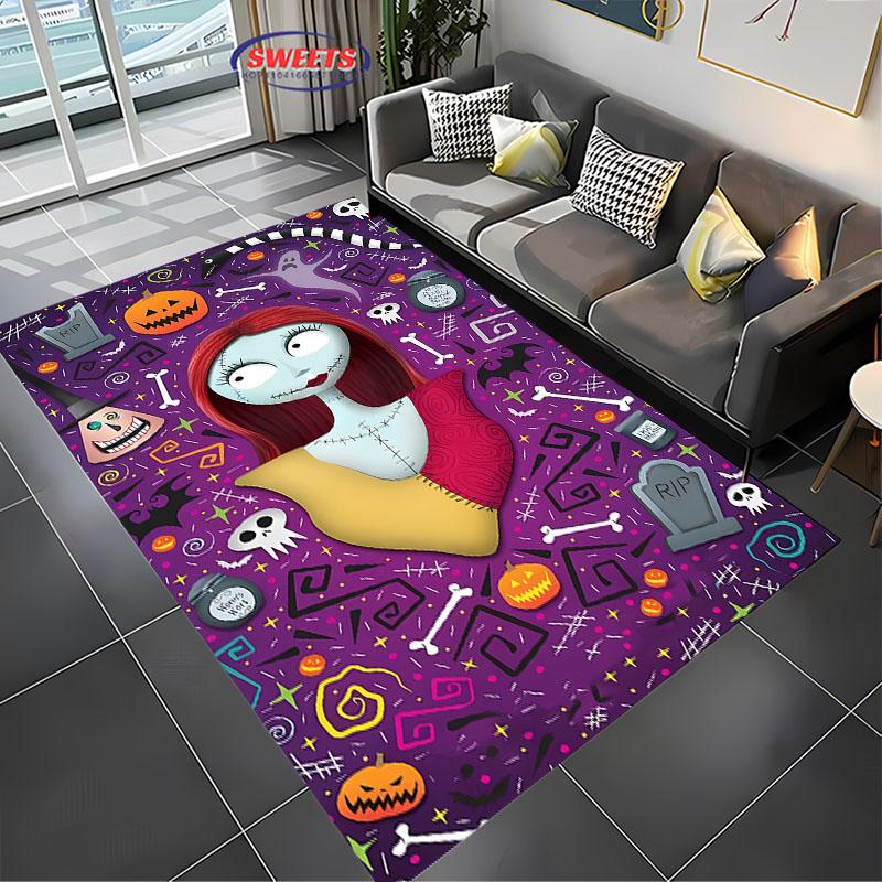 The Nightmare Before Christmas Carpet New Release! Anti-slip Sound Insulation, Rug for Living Room Bedroom, Durable Washable Mat