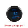 2" 52mm Car Digital Turbo Boost Gauge PSI BAR Water Temp Oil Temp Oil Pressure Gauge Voltmeter EGT Tachometer Rpm Gauge Meter