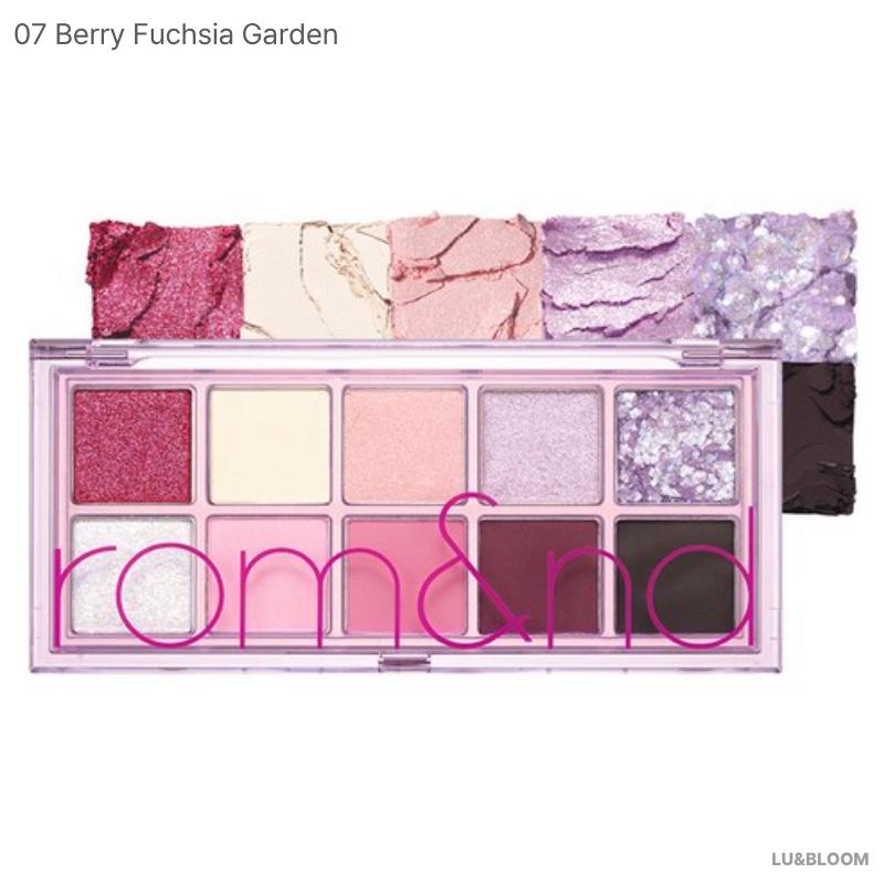 

rom&nd Палетка Better Than 8.3г (+Безкоштовний подарунок) 07 Berry Fuchsia Garden