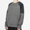Nike Felpa Pullover Sportiva Casual da Uomo Therma Novelty Girocollo con Stampa Logo Marrone DQ4855-071