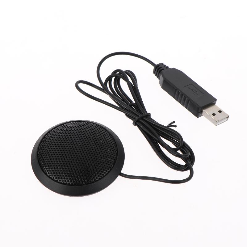 Usb/3.5Mm Conference Microphone Plug&Play 360° Omnidirectional Desktop Computer Mic For Computer Desktop Laptop
