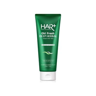 Hair Plus Oh Fresh Deep Herbal Scalp & Hair Pack 210ml*1Pc/2Pcs