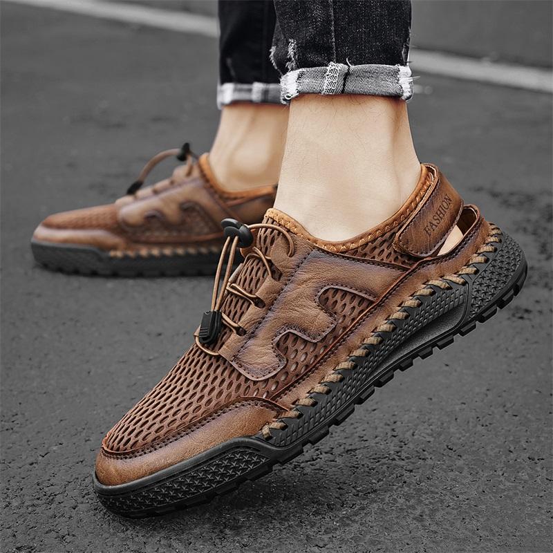 Men’s Sandals Outdoor Mesh Beach Sandals Casual Shoes Sneakers