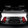Car Decoration Fornt Fog Lamp Cover For Hyundai KONA SX2 2024 2025 2026 Carbon Fiber Glossy Black Red Exterior Styling Protect