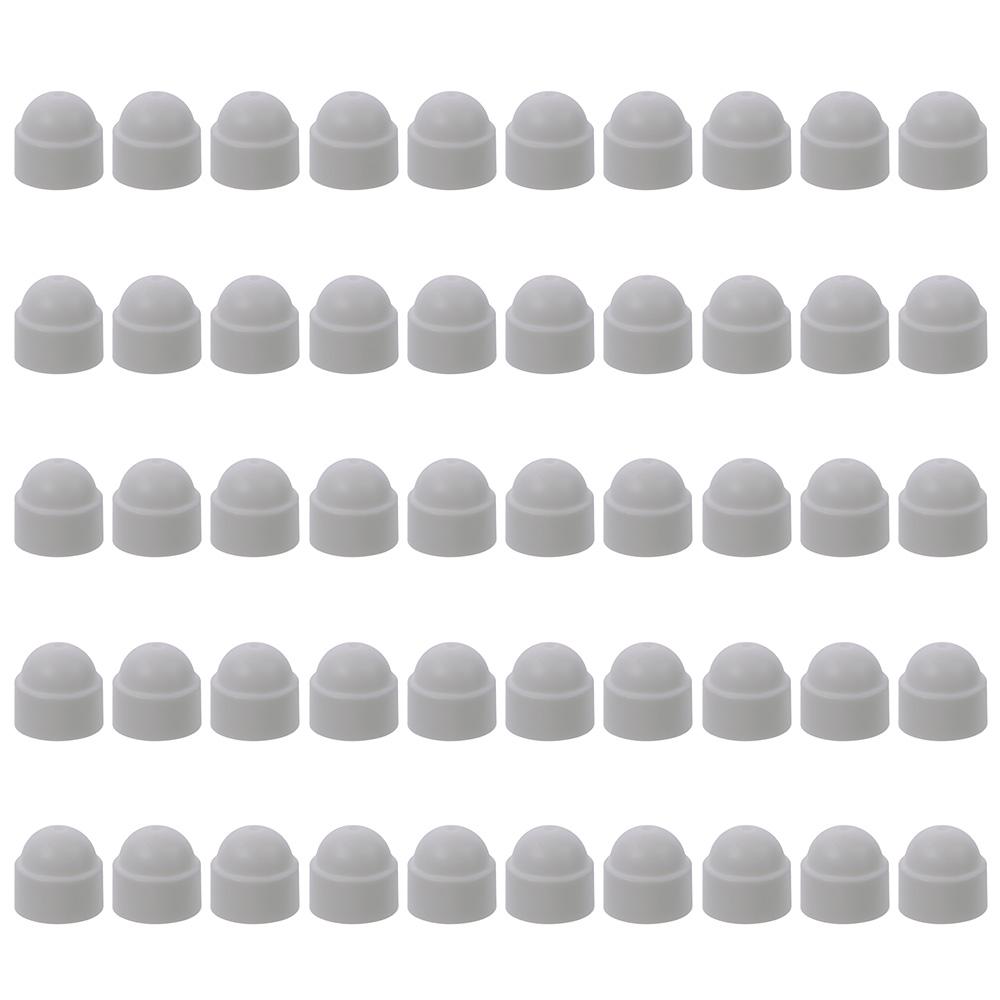 50pcs 13mm Plastic Dome Bolt M8*13*15mm M8 Screw Cover Head Protection Cap Covers