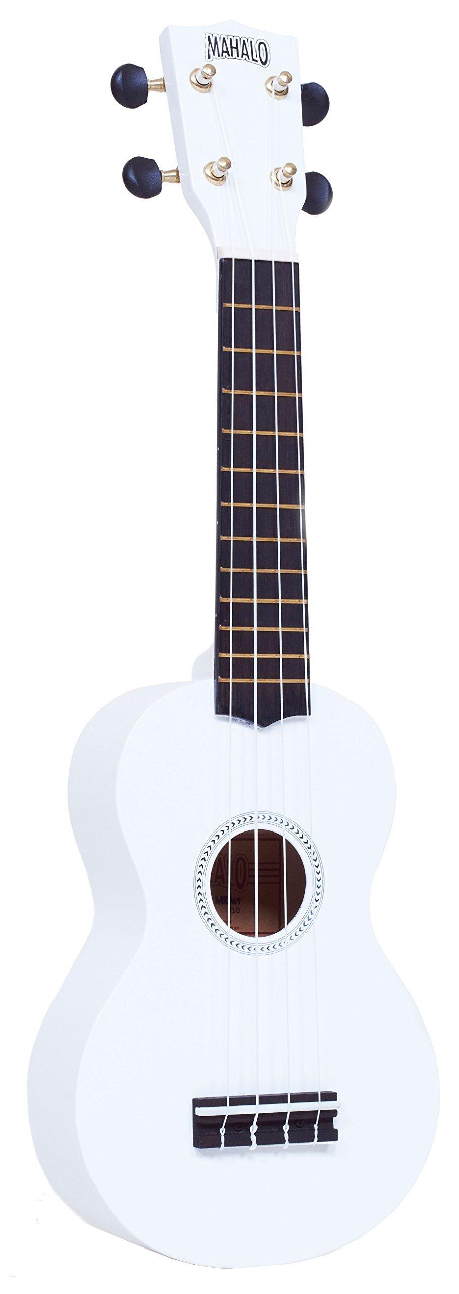 

MAHALO Soprano Ukulele Rainbow Series MR1 White белый