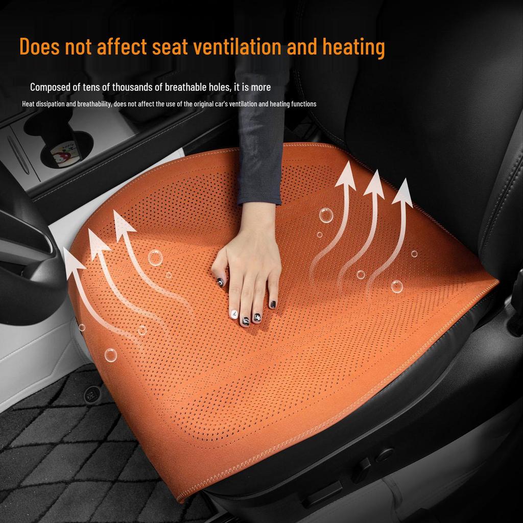 Geely Universal Breathable Car Seat Cushion - Four Seasons, Single Piece, Front & Rear Cover