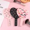 High Definition Handheld Heart-shaped Eyelash Mirror Eyelash Inspection Mirror Makeup Gadgets Vanity Mirror Girl Gifts