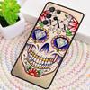 Mexican Skull Flower Silicone Phone Case For Samsung Galaxy note 10 pro S26 S25 S24 S23 S22 S21 Plus S25Ultra Capa Cover