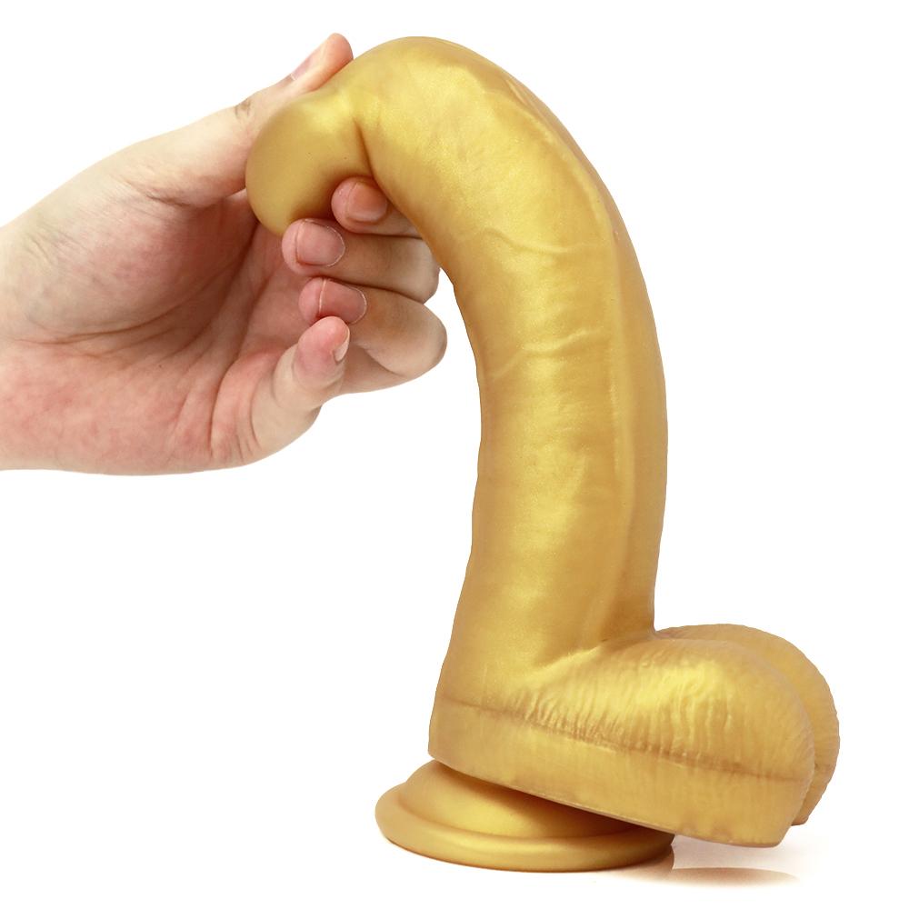 Silika Jel Yapay Penis Porno Büyük Boy Seks Oyuncağı Yapay Kadın Yapay Penis Mastürbasyon G Noktası Orgazm Simüle Seks Dükkanı