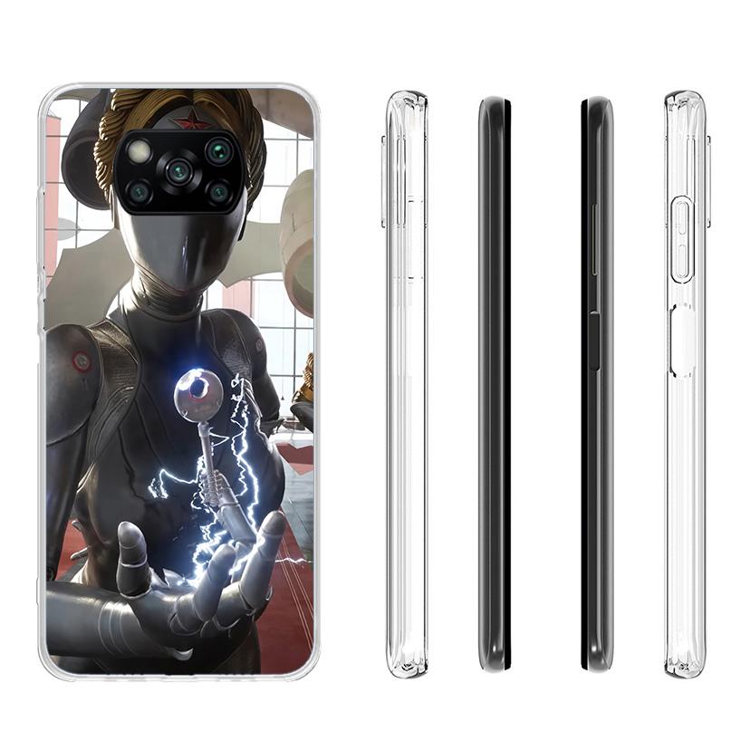 Atomic Heart Phone Case For Xiaomi Poco X7 X6 X5 Pro F7 Ultra Redmi 15C 15 13 13C 12 12C 10 10A 10C 9 9A 9C 9T Cover Poco X7 X6