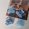 4pc Fashion European and American Cute Blue Bear Hair Claws Clips for Girls Women Ladies Korean Kawai Hair Accessories