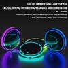 USB Charging Colorful Cup Holder Anti Slip Car Interior Lighting Cup Mats Smart Glow Coaster  Auto