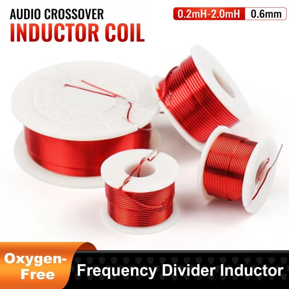 0.2mh-2.0mh Speaker Crossover Inductor Coil 0.6mm Audio Coil Durable Frequency Coil