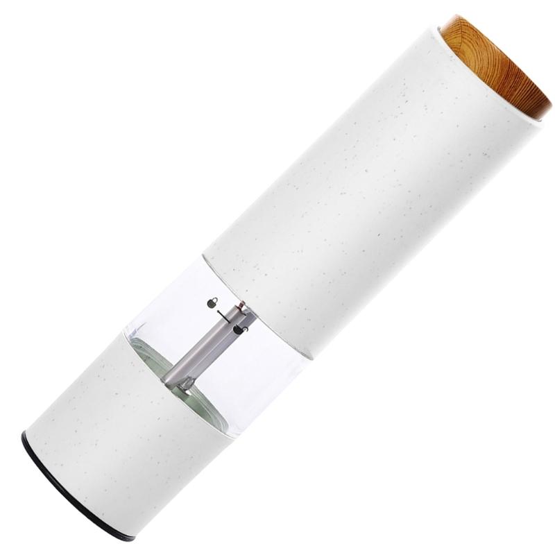 Electric Peppers Mill Battery Power Adjustable Grindings Setting Nonrust Steel Mechanism 4 Color Variants Kitchens