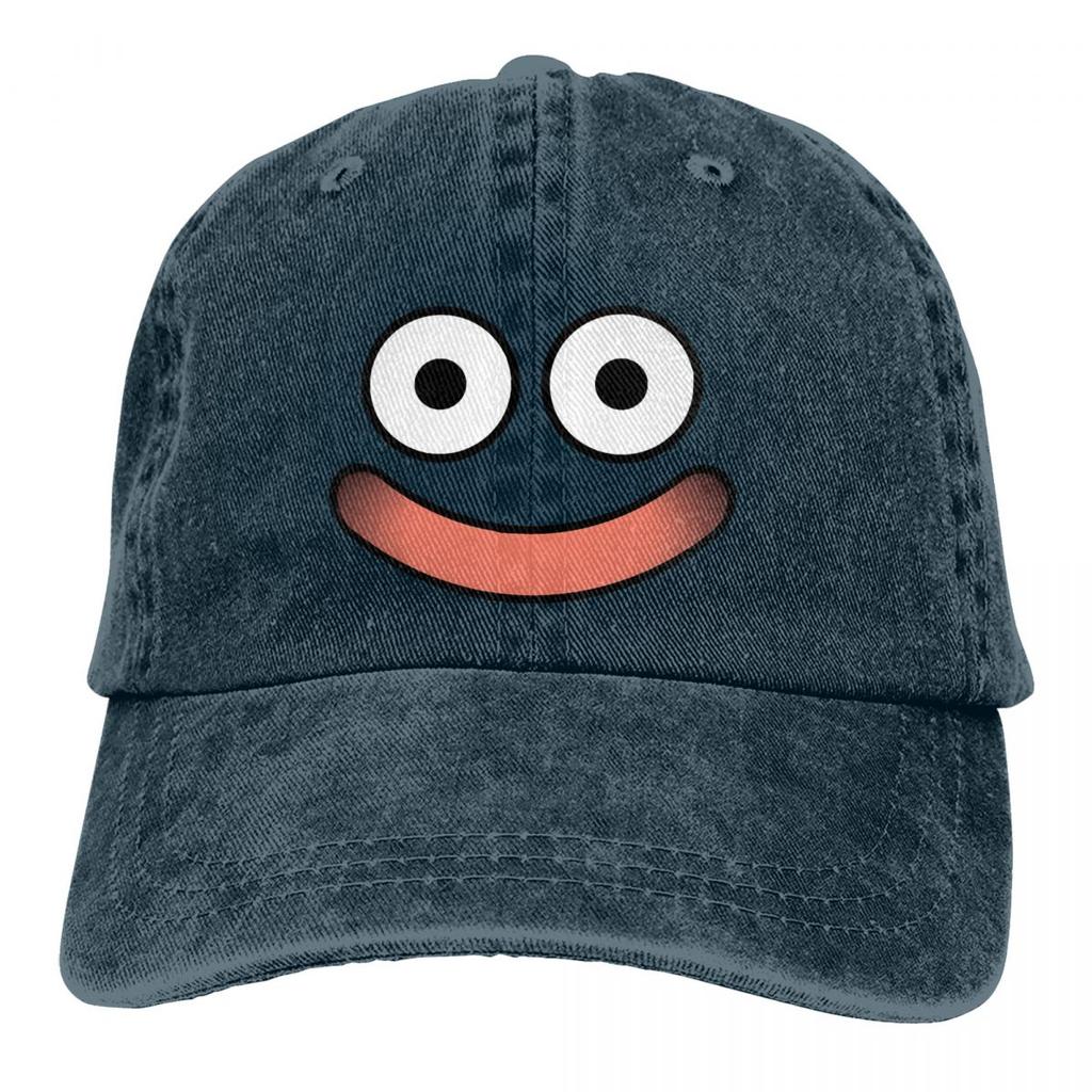 Summer Cap Sun Visor Slime Face Hip Hop Caps Dragon Quest Dragonlord Game Cowboy Hat Peaked Hats