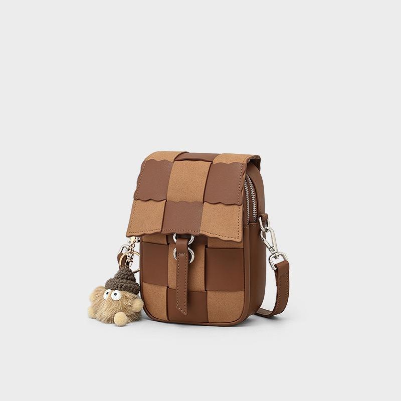 Mobile Phone Bag Women's Autumn and Winter New Messenger Bag Women's Bag Lightweight Small Satchel Fashion Small Bag Luggage