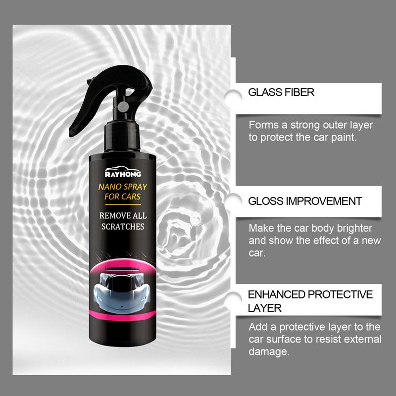 RayHong Car Ceramic Nano Coating Liquid Coatin Auto Scratch Remover Nanos Spray Hydrophobic Layer Polishing Paint Coating Agent