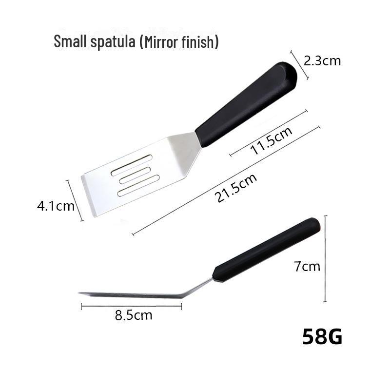 

Универсальная лопатка из нержавеющей стали для гриля, жарки и теппаньяки - Идеально подходит для стейков и блинов