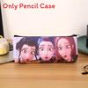 Kpop Demon Hunters Pen Case Large Capacity Pu Storage Bag For Students And Office Use
