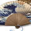 Japanese Style Waves Home Party Decoration Gifts Hand Fan Wedding Folding Fan Hand Held Fan