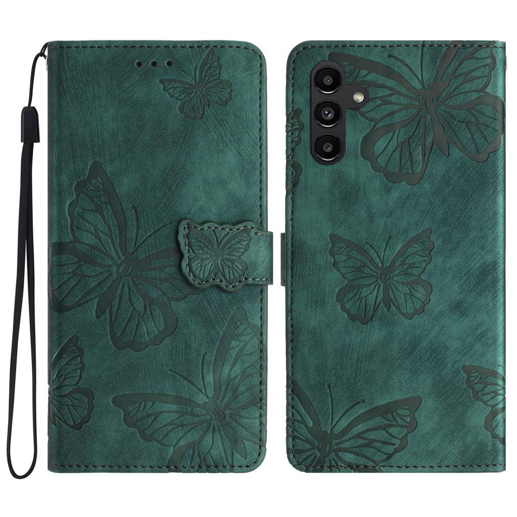 Für Samsung Galaxy A16 5G/A16 4G Hülle Schmetterling Design Klappbrieftasche Leder Handyhülle Hautgefühl