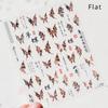 1 pc5D ancient ink painting mountain nail sticker black Chinese calligraphy poem crane self-adhesive nail art decorative sticker