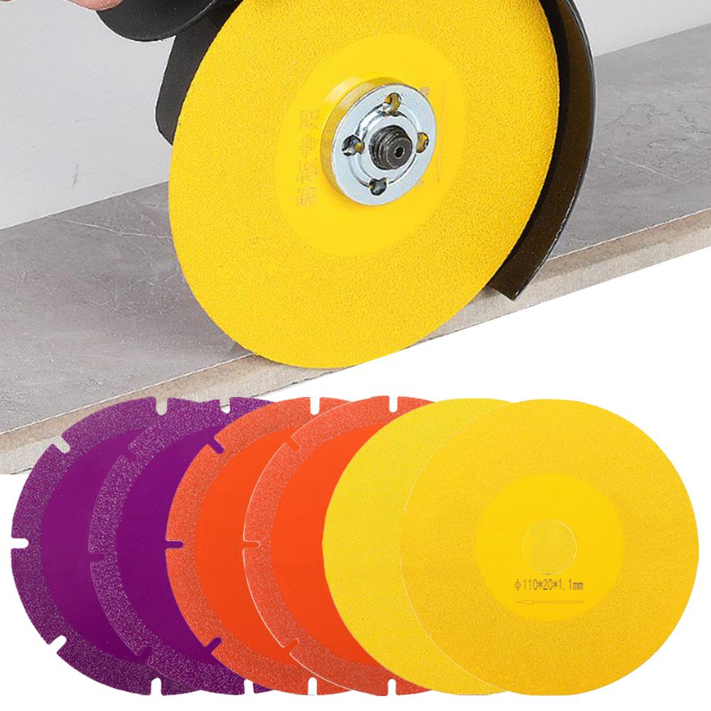Manganese Steel + Emery Grinding Tool Cutting Discs GrindingWheel Tile Cutting Disc For:Smooth Cutting Chamfering