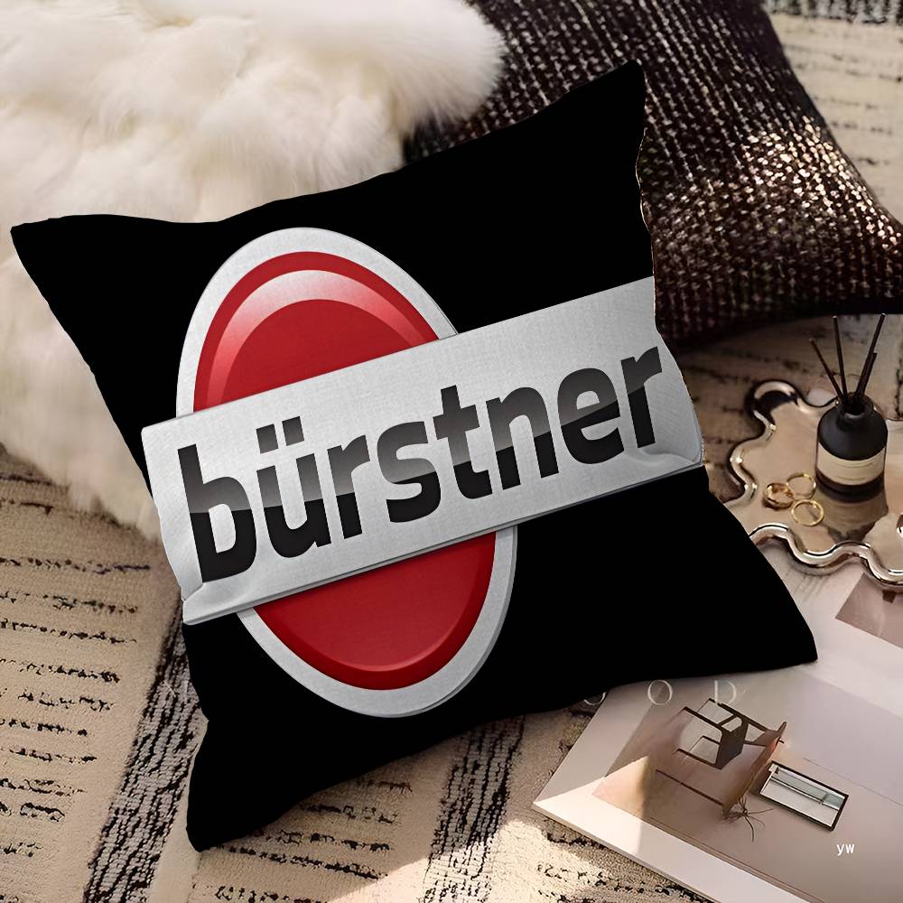 Burstner Cushion Cover Car Throw Pillow Case For Sofa Car Christmas Gift 40x40cm 45x45cm