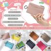 Bearneko Slim Card Genuine Pass Fragment Card Mini Wallet for Women and with Commuter Pass and Business Card Case Case, Leather, Unisex, Case, Case,