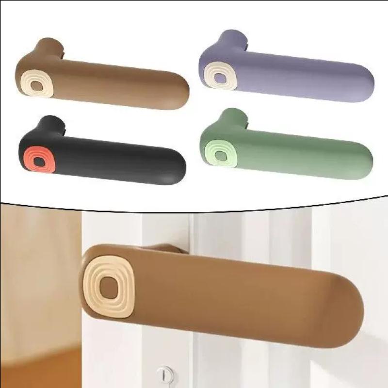 1Pcs Door Knob Cover Silicone Door Handle Glove Wall Protectors Door Knob Protective Anti Collision Static Mat Home Accessories