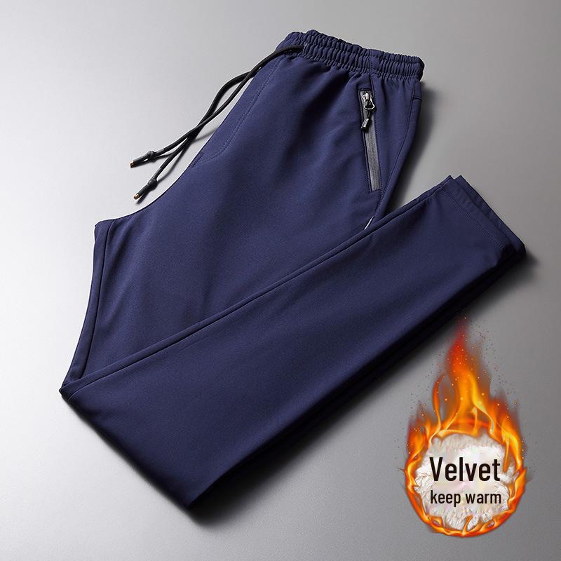 Men's and Women's Winter Soft Shell Fleece-Lined Waterproof Windproof Trousers