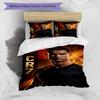 Ronaldo's Iconic Number Seven Bedding Set, Breathable Duvet Cover with Pillowcases, Soft Bed Linen for Bedroom Home Decoration, Perfect Festival Birth
