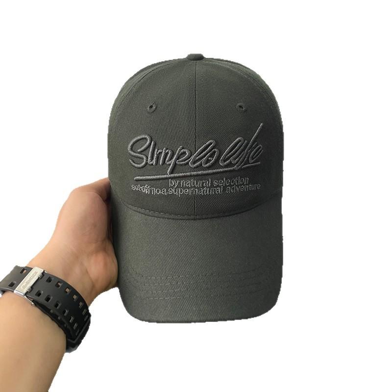 Autumn and Winter Brushed Peaked Cap for Women Korean Style Letter Embroidery Face-showing Small Hat Versatile Couple Outdoor Sun Hat