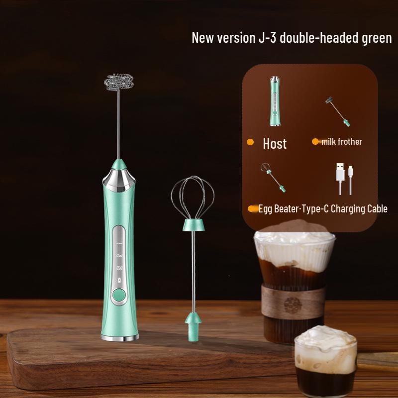 Portable Rechargeable Handheld Electric Milk Frother & Coffee Mixer