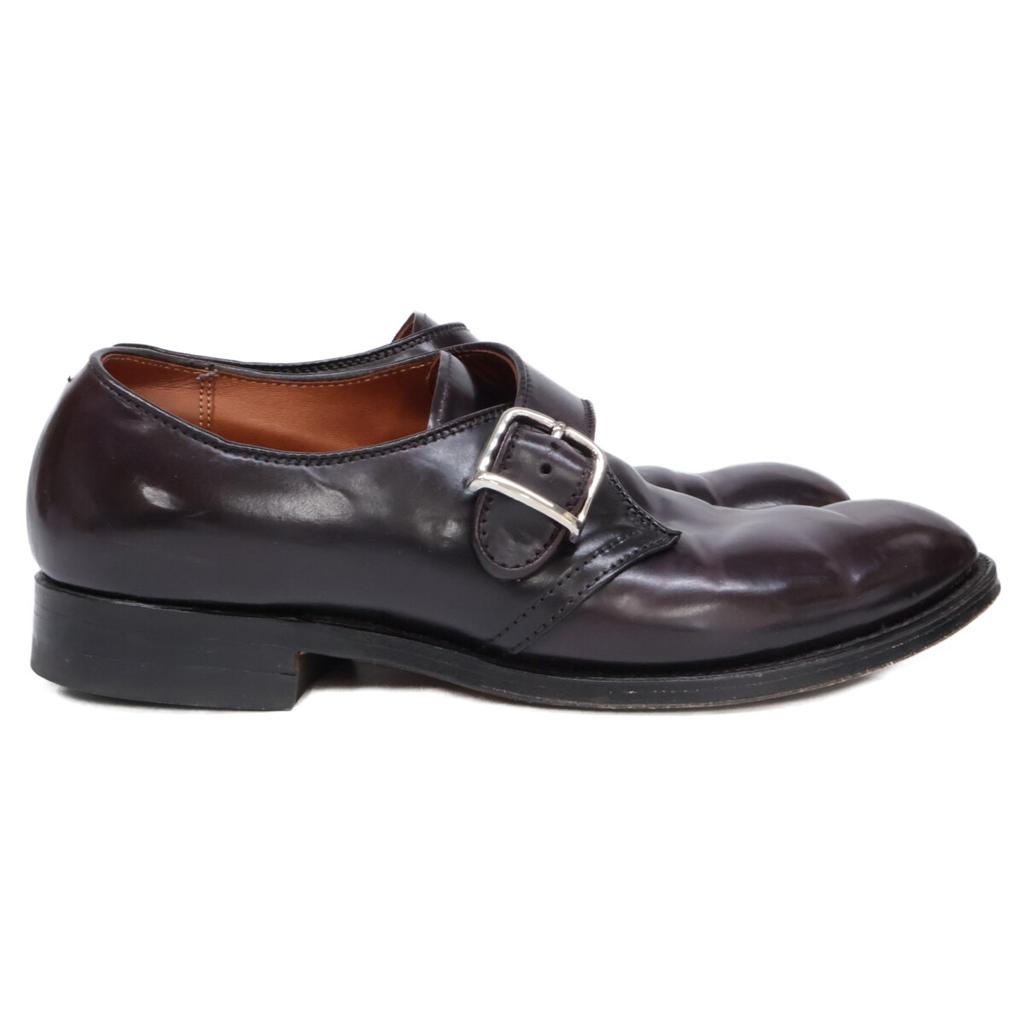 Alden 1878 Cordovan Modified Leisten Single Monk Schuhe 8D Burgunderrot Gebraucht