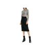 Karl Lagerfeld French Elegant Daily Commuting Dating Outfit Light Luxury Solid Color Slim Fit Round Neck Long Sleeve Knit Sweater Women Tops 246L2019