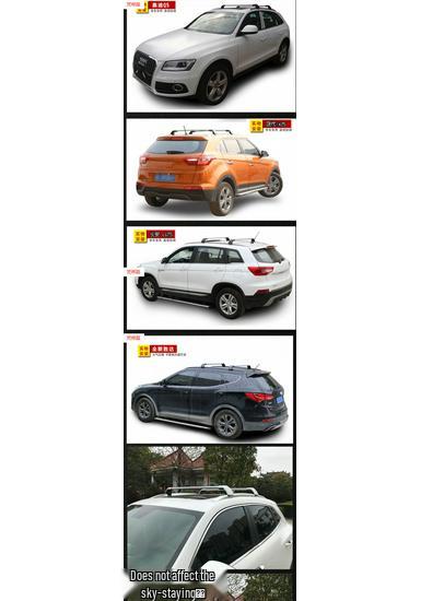 BMW X1-X6 Touring Roof Rack Crossbars, Aluminum Alloy with Lock