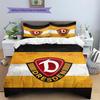 Dynamo Dresden  Pattern Bedding Quilt Set  Home Decoration  Gift (1 * Duvet Cover + 2 * Pillowcase  Without Core)