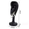 Resin Portable Earring Display Stand Jewelry Rack Ear Shaped Ear Studs Organizer Holder Rack For Earrings Earrings Display Tool