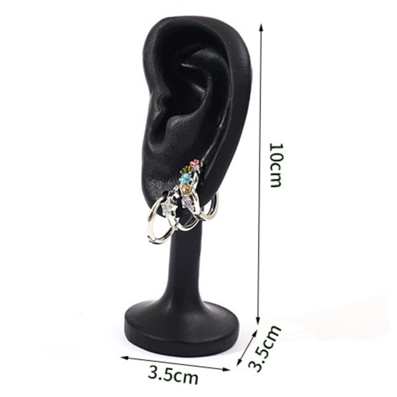 Resin Portable Earring Display Stand Jewelry Rack Ear Shaped Ear Studs Organizer Holder Rack For Earrings Earrings Display Tool