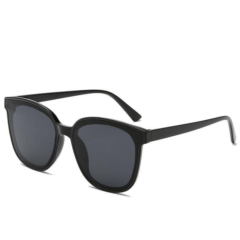 Korean Style Black Sunglasses - Unisex UV Protection Celebrity Trend