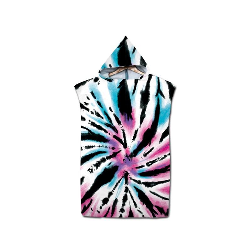 Quick Dry Hooded Bathrobe Towel For Beach And Outdoor Activities