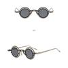 Durability Round Metal Sunglasses with Scratch Resistant Lenses Baby Sunglasses Accessories for Day Wear