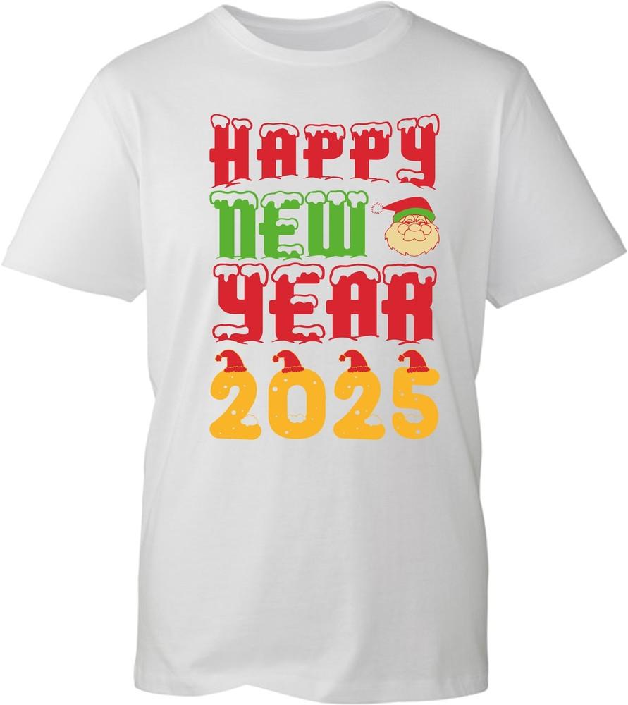 Happy New Year 2025 Christmas T Shirt Merry Christmas Unisex Tshirt Tee Top