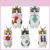 Keychain Cat Action Figure Cartoon Model Toy Decoration Children Ornament Gifts