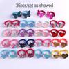 10pcs Glitter Sequin Hair Rubber Bands Rope High Elastic Ponytail Holder  Girl Hair Accessories