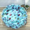 Universal Pet Nest: Medium & Large Pumpkin-Style Cushion for Cats and Dogs