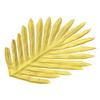12/24 Pack 10" Gold Palm Leaves Artificial Palm Leaves Faux Palm Fronds